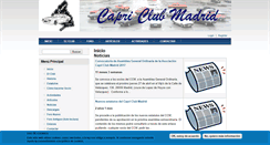 Desktop Screenshot of capriclubmadrid.com